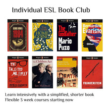 Load image into Gallery viewer, Individual ESL Book Club in English using a simplified novel