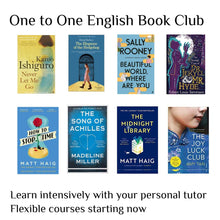 Load image into Gallery viewer, One to One English Book Club: choose your Book Club - Example: 5 Wednesdays from 20th September
