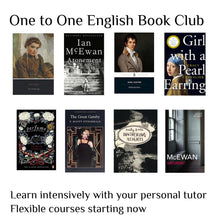 Load image into Gallery viewer, One to One English Book Club: choose your Book Club - Example: 5 Wednesdays from 20th September
