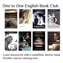 Load image into Gallery viewer, One to One English Book Club: choose your Book Club - Example: 5 Wednesdays from 20th September
