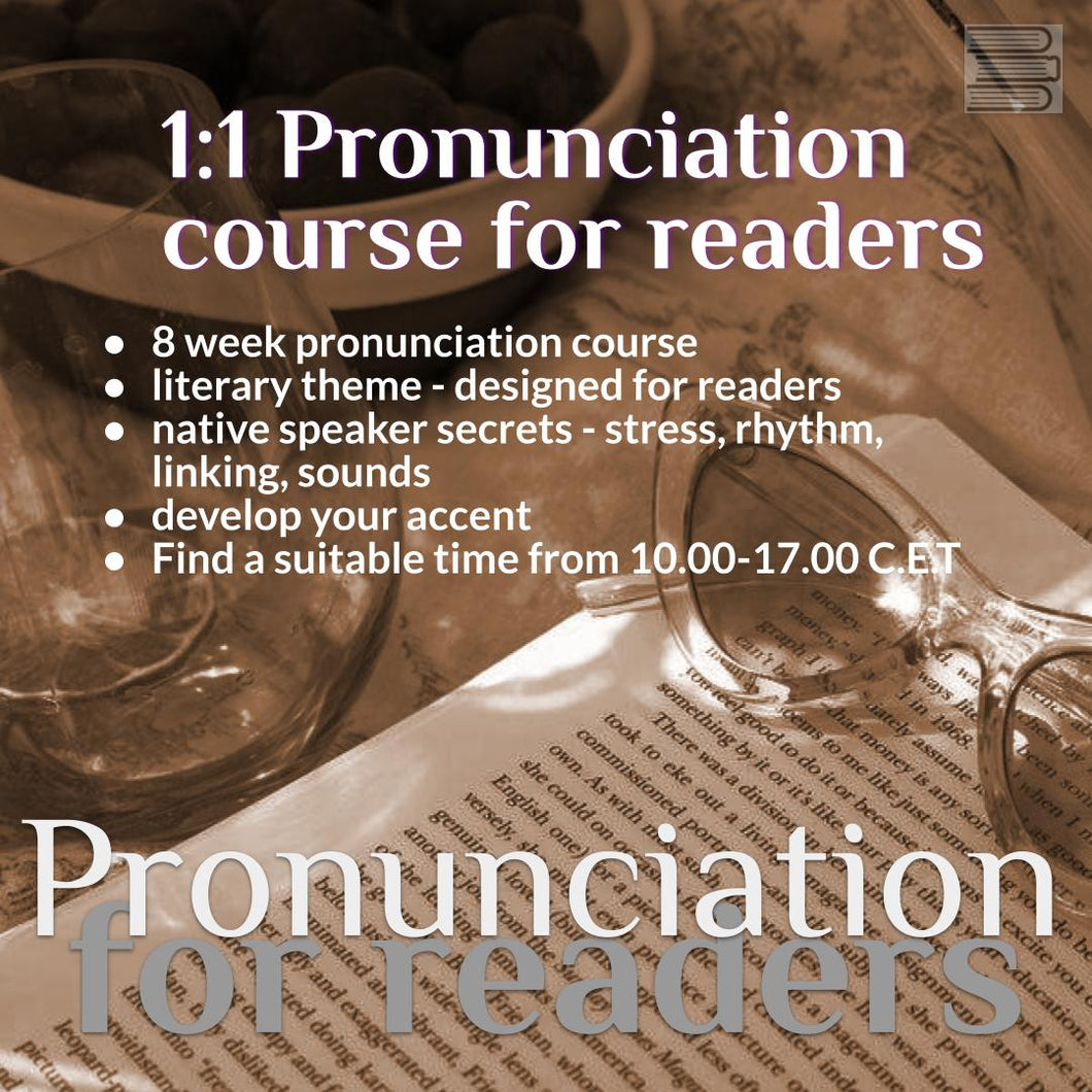 Individual English Pronunciation Course for Readers: accent reduction