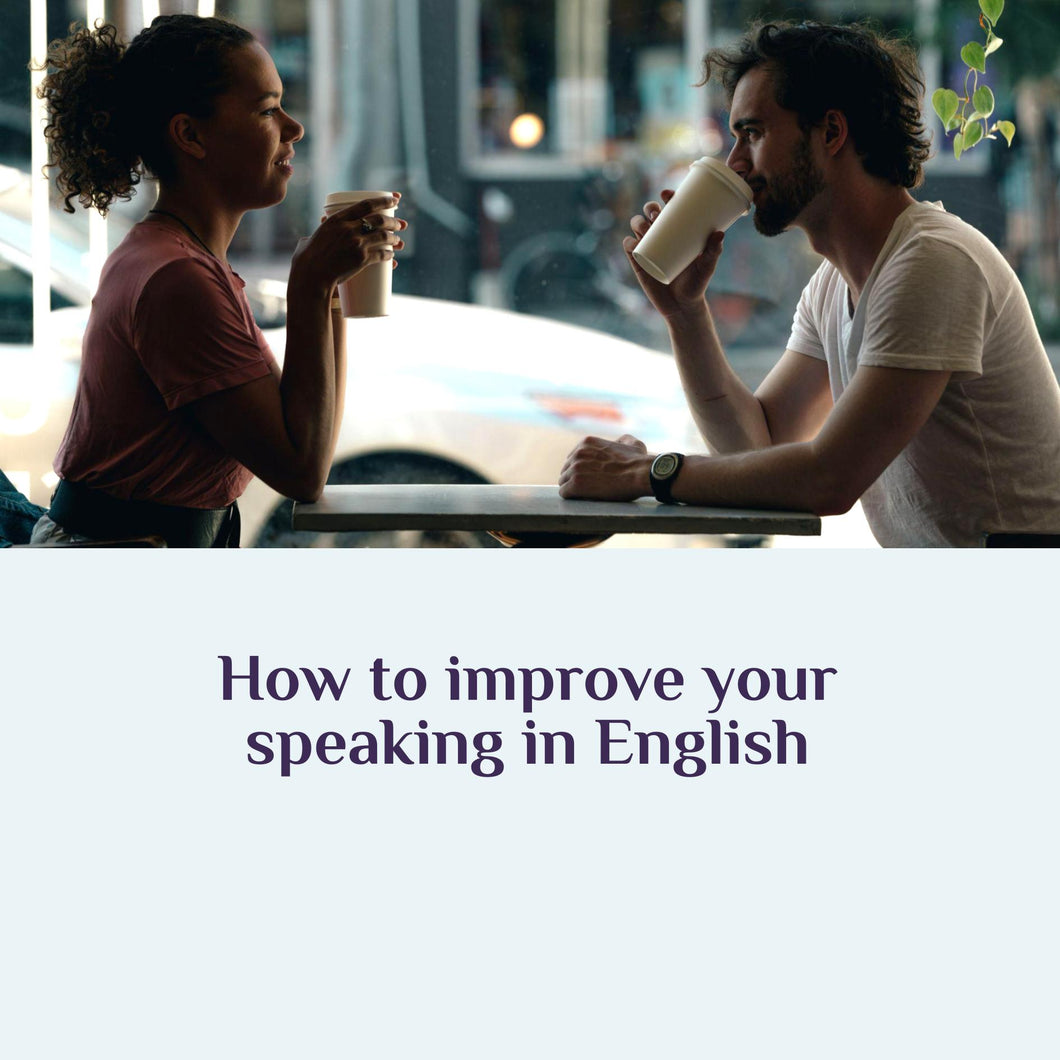 How to improve your speaking in English: free e-book